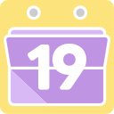 fecha del calendario icon