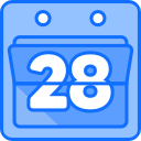 fecha del calendario icon