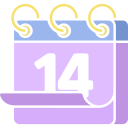 fecha del calendario icon