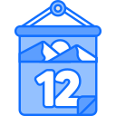 fecha del calendario icon