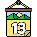 fecha del calendario icon