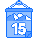 fecha del calendario icon