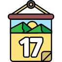 fecha del calendario icon