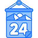 fecha del calendario icon