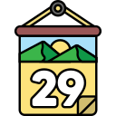 fecha del calendario icon