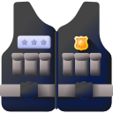 chaleco de la policía icon