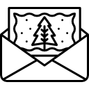 tarjeta de navidad icon