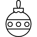 pelota de navidad icon