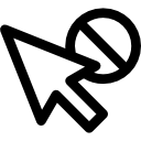 cursor prohibido icon