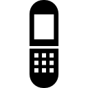 opvouwbare telefoon icoon
