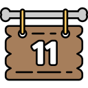 fecha del calendario icon