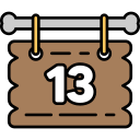 fecha del calendario icon