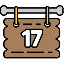 fecha del calendario icon