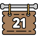 fecha del calendario icon