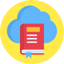 biblioteca en la nube icon