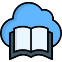 biblioteca en la nube icon