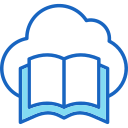 biblioteca en la nube icon