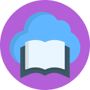 biblioteca en la nube icon