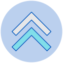 chevron doble icon