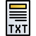 extensión txt icon