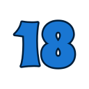 número 18 