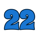 número 22 