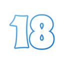 número 18 icon