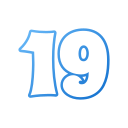 número 19 icon