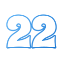 número 22 icon