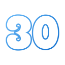 número 30 icon