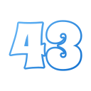 43