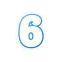 número 6 icon