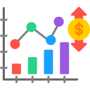 fluctuación del mercado icon