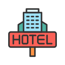 signo de hotel icon