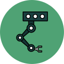 robot industrial icon