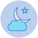 luna creciente icon