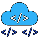 codificación en la nube icon