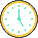 reloj circular icon