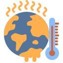 calentamiento global icon