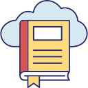 biblioteca en la nube icon