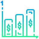 crecimiento del dinero icon