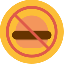 proibido comer 