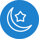 luna creciente icon