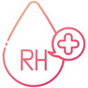 sangre rh positiva icon