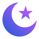 luna creciente icon