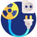 energía nuclear icon