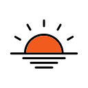 puesta de sol icon