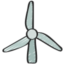 energía eólica icon