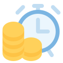 el tiempo es dinero icon