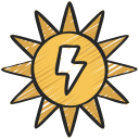 energía solar icon